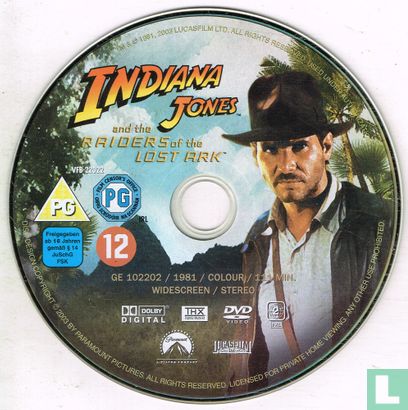 Indiana Jones and the Raiders of the Lost Ark DVD 1 (2003) - DVD