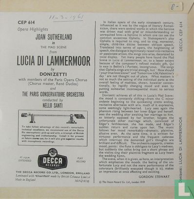 Donizetti: Lucia di Lammermoor (Mad Scene) - Afbeelding 2