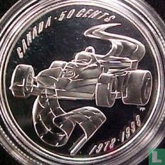 Canada 50 cents 1998 (PROOF) "20 years Gilles Villeneuve's victory in Canadian Formula 1 Grand Prix race" - Image 1