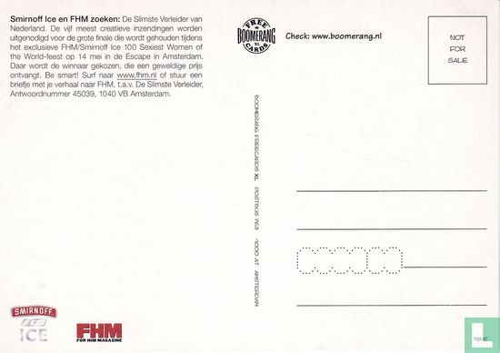 XL000025 - Smirnoff Ice en FHM "Are you as smart as I am?" - Bild 2