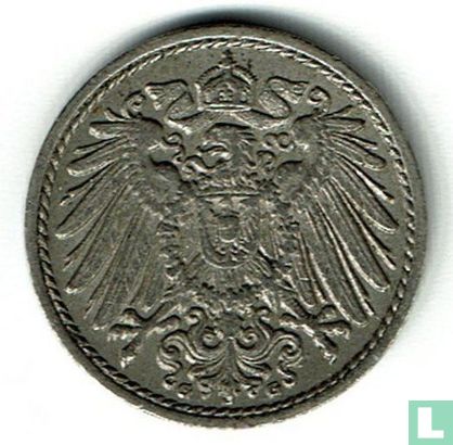 German Empire 5 pfennig 1911 (G) - Image 2