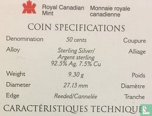 Canada 50 cents 1997 (PROOF) "Duck tolling retriever" - Image 3