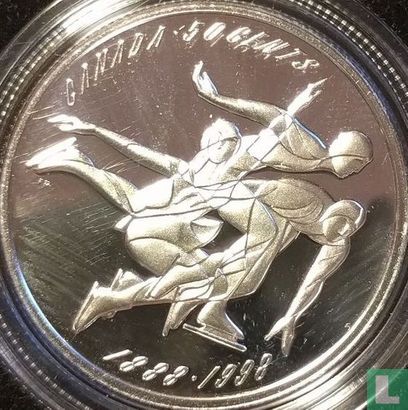 Canada 50 cents 1998 (PROOF) "110th anniversary First national figure skating championships" - Image 1
