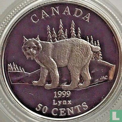 Canada 50 cents 1999 (PROOF) "Lynx" - Image 1