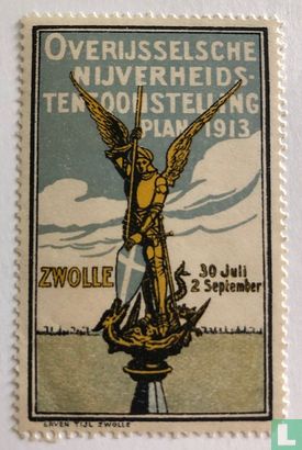 Overijsselsche Nijverheidstentoonstelling Plan 1913 Zwolle