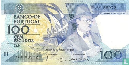 Portugal 100 escudos - Afbeelding 1