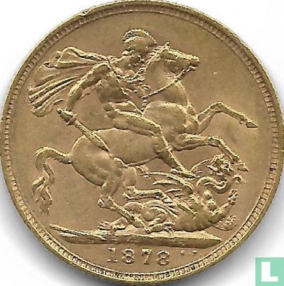 Verenigd Koninkrijk 1 sovereign 1878 - Afbeelding 1