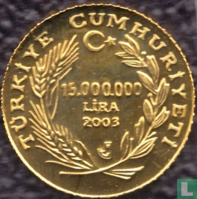 Turquie 15.000.000 lira 2003 (BE) "Nemrud" - Image 1