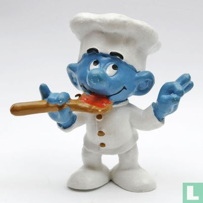 Cook Smurf with wooden spoon  - Image 1