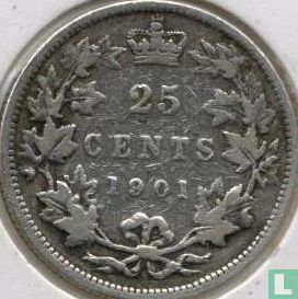 Canada 25 cents 1901 - Afbeelding 1