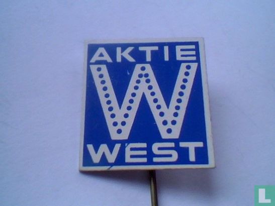Aktie West [blauw]