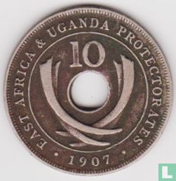 Afrique de l'Est 10 cents 1907 - Image 1