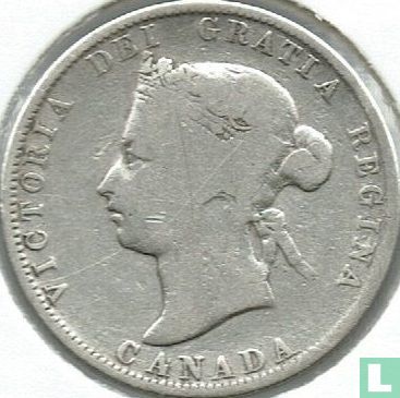 Canada 25 cents 1872 - Afbeelding 2