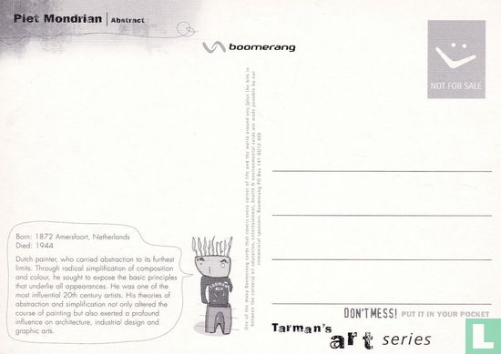 Tarman's art series 'Piet Mondriaan' - Afbeelding 2