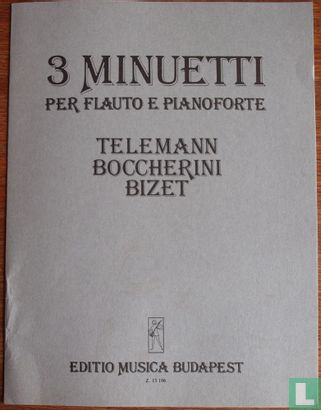 3 Minuetti per flauto e pianoforte - Bild 1