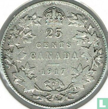 Canada 25 cents 1917 - Afbeelding 1