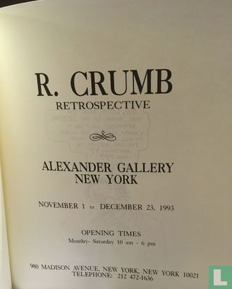 R. Crumb Retrospective - Please Please - Bild 3