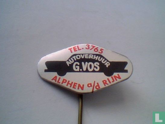 Autoverhuur G.Vos Tel.3765 Alphen a/d Rijn