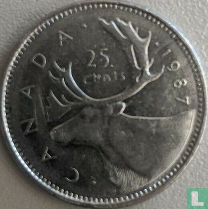 Canada 25 cents 1987 - Image 1