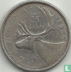 Canada 25 cents 1959 - Image 1