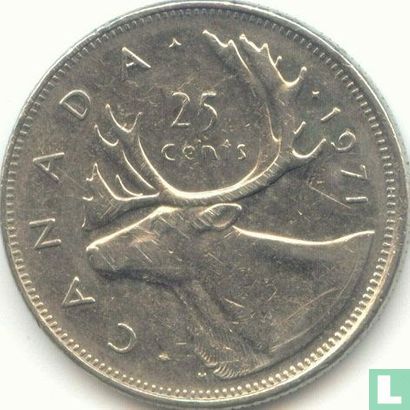 Canada 25 cents 1971 - Image 1