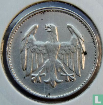 German Empire 1 mark 1924 (F) - Image 2
