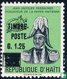 J.J. Dessalines met opdruk 