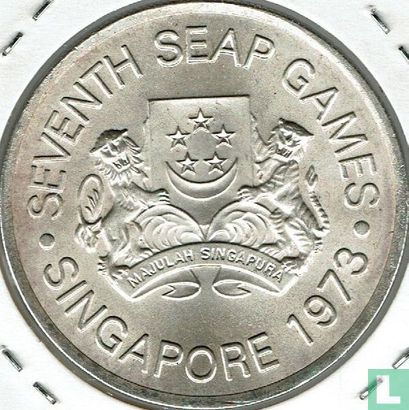 Singapour 5 dollars 1973 "Southeast Asian Games in Singapore" - Image 1