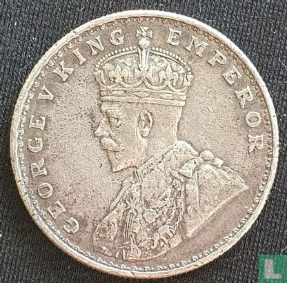 British India 1 rupee 1917 (Bombay) - Image 2