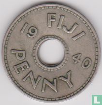 Fiji  1 penny 1940 - Afbeelding 1