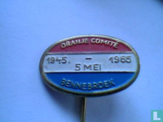 1945-1965 5 mei Oranje Comité Bennebroek - Afbeelding 1