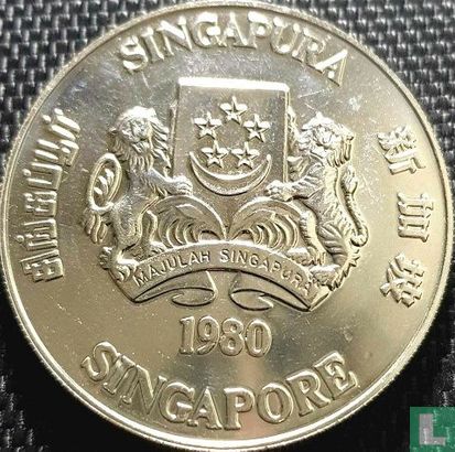 Singapour 10 dollars 1980 (argent) - Image 1