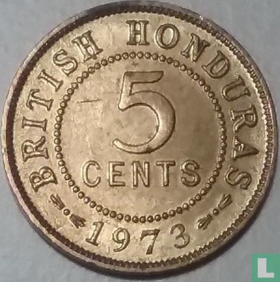 Brits-Honduras 5 cents 1973 - Afbeelding 1