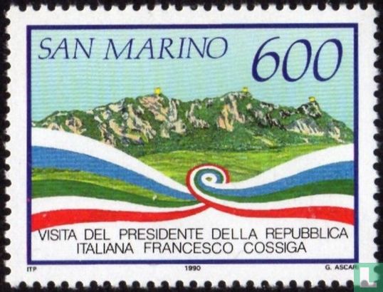 Besuchen Sie Präsident Cossiga in San Marino