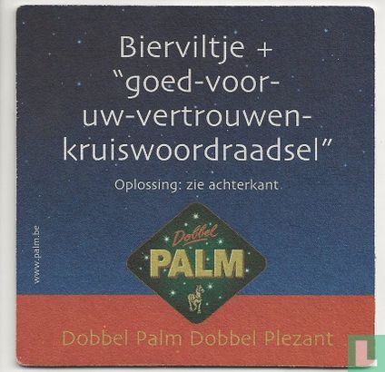 Dobbel palm bierviltje + ... - Image 1
