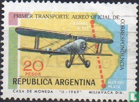 50th Anniversary of 1st Airmail Service.