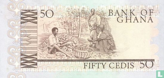 Ghana 50 Cedis 1980 - Image 2