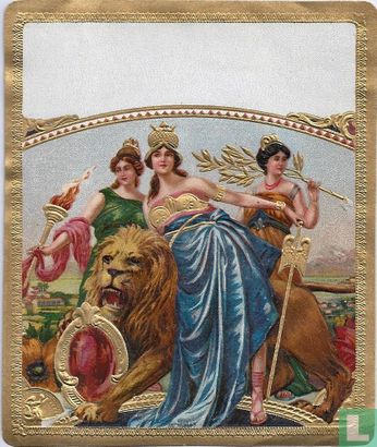 [Zonder titel] [Drie vrouwen met leeuw] - Afbeelding 1