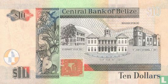 Belize 10 dollars - Afbeelding 2