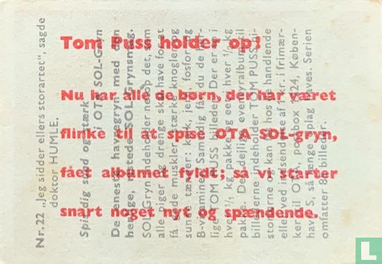 Nr 24. “Tom Puss bar sine sager længere op pà stranden “ - Afbeelding 3