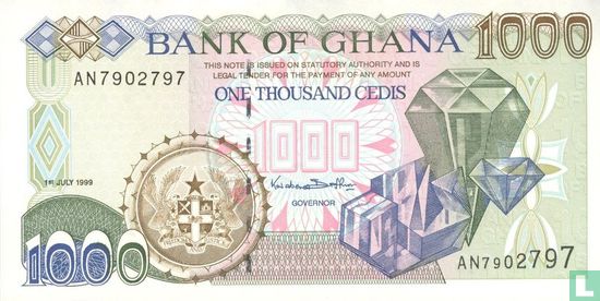 Ghana 1000 Cedis 1999 - Bild 1