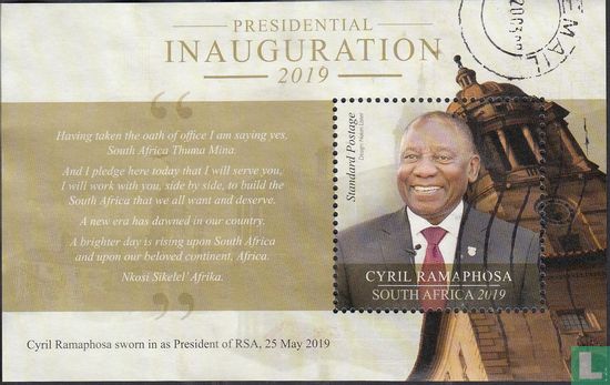 Inauguratie van Cyril Ramaphosa als president