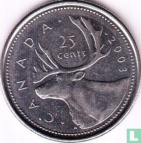 Canada 25 cents 2003 (met DH) - Afbeelding 1