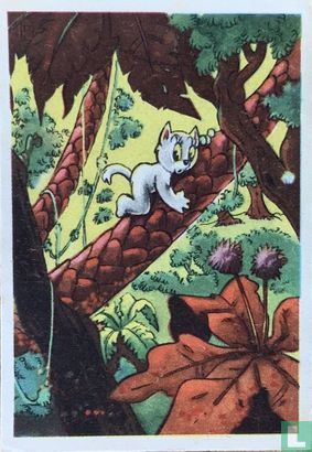 Nr 28 “ Hurtigt klatrede han op i en høi palme. “ - Afbeelding 1