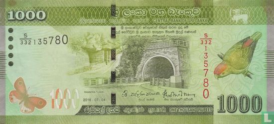 Sri Lanka 1000 Rupees - Afbeelding 1