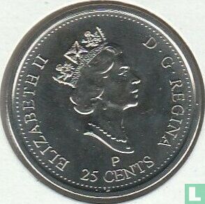 Canada 25 cents 2001 (PROOFLIKE) "Canada day" - Afbeelding 2