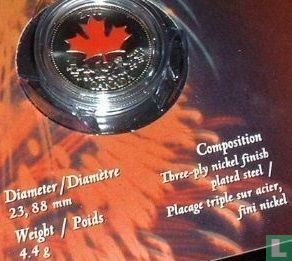 Kanada 25 Cent 2001 (PROOFLIKE) "Canada day" - Bild 3
