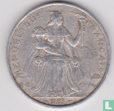 New Caledonia 5 francs 1983 - Image 1