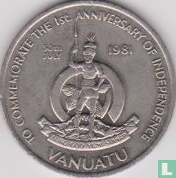 Vanuatu 50 vatu 1981 "First anniversary of Independence" - Image 2