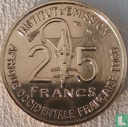 French West Africa 25 francs 1957 - Image 2